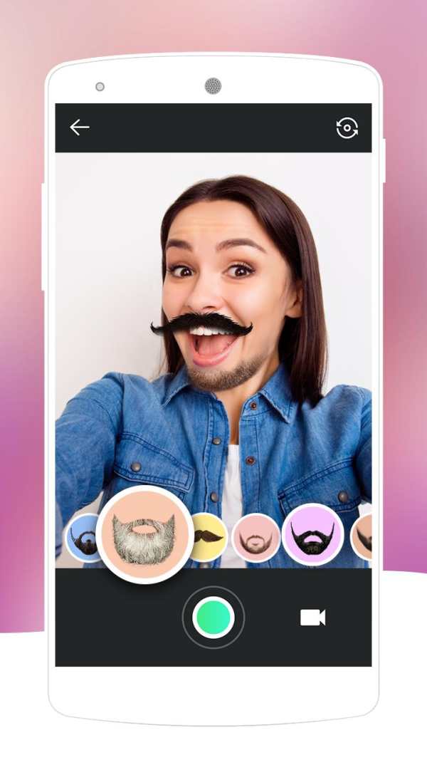 Beard Face Camera- Men Beard Photo Editor&Sticker 2 تصوير الشاشة