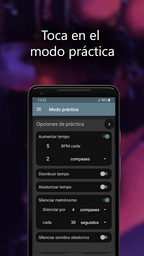 Camtronome - metrónomo, cámara screenshot 2