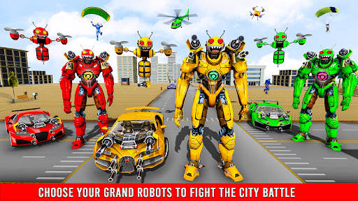 permainan kereta robot screenshot 6