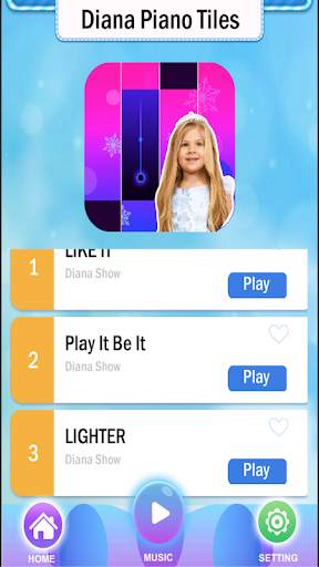 Diana and Roma Magic Piano Tiles Funny screenshot 1