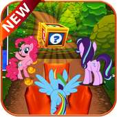 My little adventurer unicorn pony logo