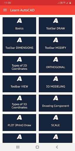 Learn Autocad: 2D, 3D Tutorial screenshot 1