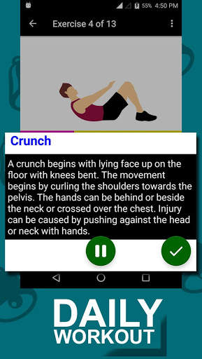 Daily Workouts at Home screenshot 5