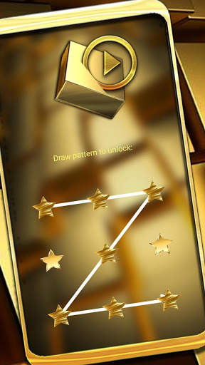 Gold Cubes Launcher Theme screenshot 3