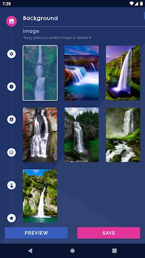 Waterfall 4K Live Wallpaper 1 تصوير الشاشة