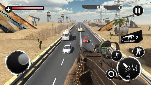 Traffic Sniper Shoot - FPS Gun screenshot 1