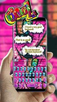 Cool Skate Graffiti Keyboard Theme screenshot 1