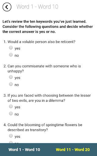 Verbal Advantage - Level 5 screenshot 4
