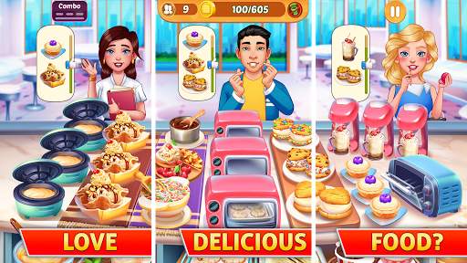 Kitchen Craze: Ateşli şehir yemek oyunları screenshot 1