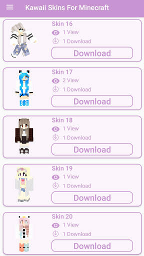 Kawaii Skins😍 for Minecraft screenshot 3