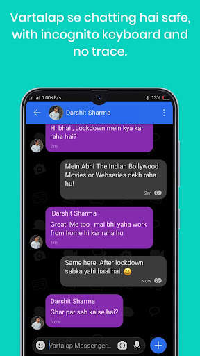 Vartalap: Indian Messenger & Video Calling App screenshot 3