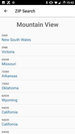 Zip Code screenshot 4