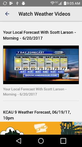 KCAU 9 Weather Siouxland स्क्रीनशॉट 5