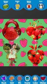 Strawberry Photo Collage screenshot 4