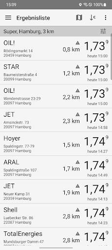 Benzinpreis-Blitz - Tanken App screenshot 1