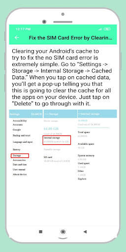 Sim Card Problem Solve screenshot 5