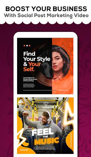Social Media Post Maker Video: Social Post Creator screenshot 3