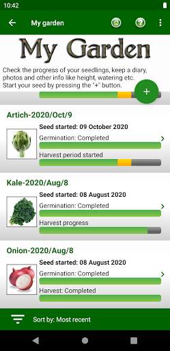 Sowing Calendar - Gardening screenshot 2