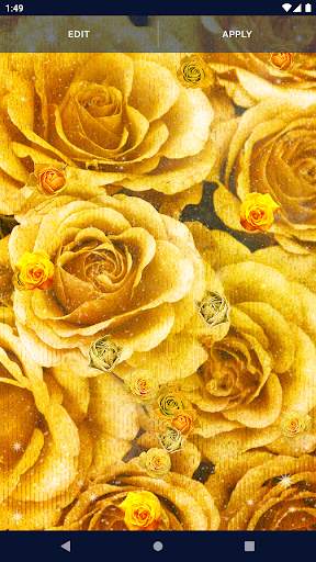 Golden Roses Live Wallpaper скриншот 4