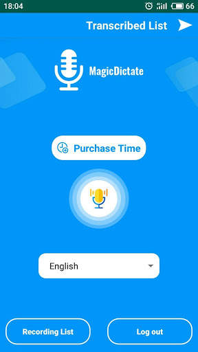 speech to text screenshot 1