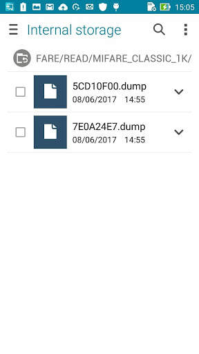 MIFARE HANDLER screenshot 4