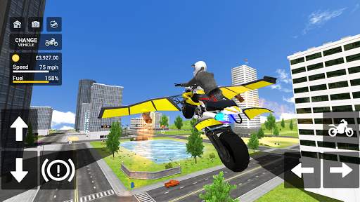 Flying Motorbike Simulator screenshot 2