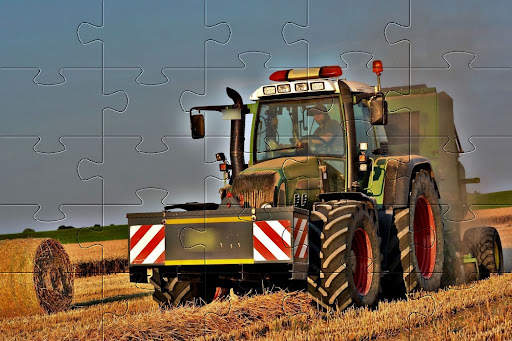Jigsaw puzzles game tractor screenshot 4