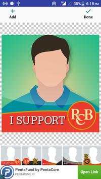 Cricket photo frame & dp maker For IPL screenshot 5