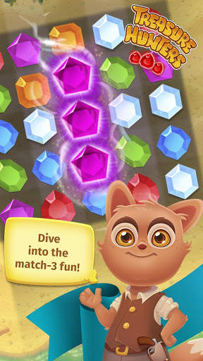 Treasure Hunters: free match3 gems screenshot 3