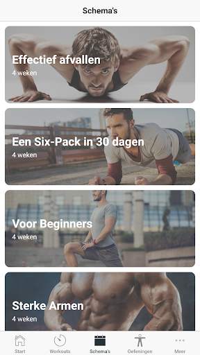 Workouts voor Mannen - Oefeningen voor thuis screenshot 2