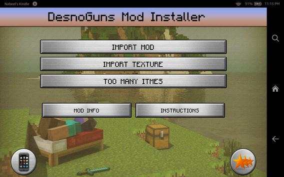 DesnoGuns Mod for Minecraft PE screenshot 1