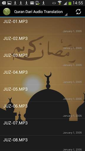 Quran Dari Audio Translation screenshot 1