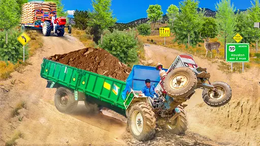 Tractor Farming Simulator Game स्क्रीनशॉट 3
