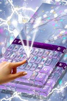 Purple Glitter Glare Keyboard screenshot 2