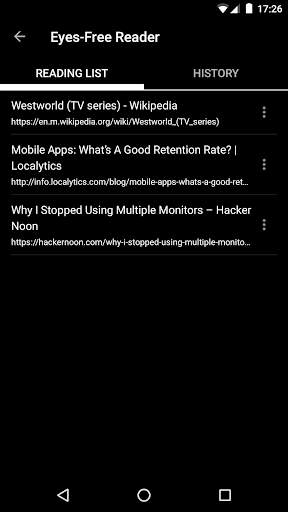 Eyes-Free Reader screenshot 2