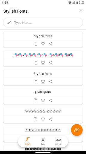 Stylish Fonts screenshot 1