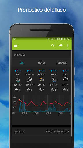 Tiempo- Weather Underground screenshot 2
