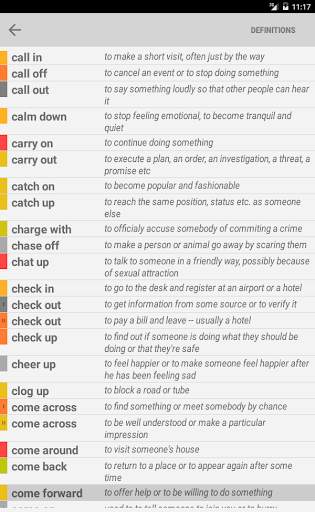 English Phrasal Verbs скриншот 11
