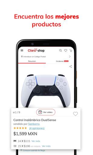 Claro shop screenshot 2