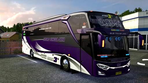 Double Decker Bus Simulator : Indonesia Bus Livery screenshot 4