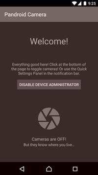 Pandroid Camera Blocker screenshot 1