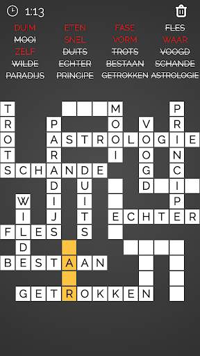 Kruiswoordpuzzel screenshot 2