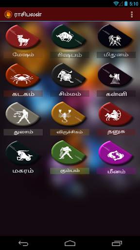 Rasi Palan - Tamil Horoscope screenshot 1