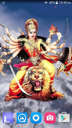4D Maa Durga Live Wallpaper 2 تصوير الشاشة