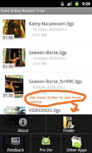 Fast Video Rotate Trial screenshot 3