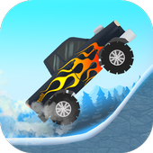 Kids car: Snow racing icon