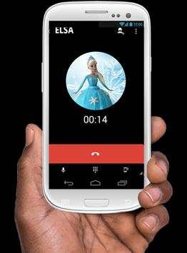 Fake Call From Princess Elsa 2 تصوير الشاشة