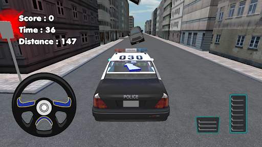 Gerçek 3D Polis Arabası Oyunu screenshot 3