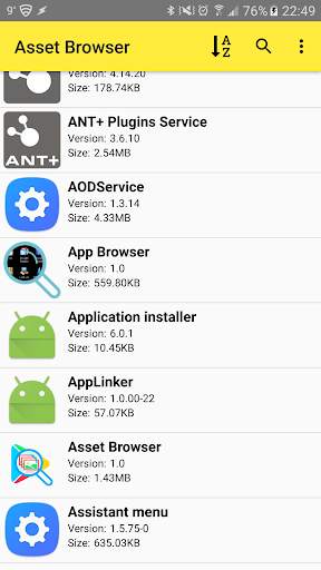 Asset Browser 1 تصوير الشاشة