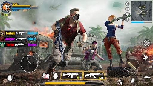 Commando Fire Free: Fire Offline Action Games 2021 screenshot 1